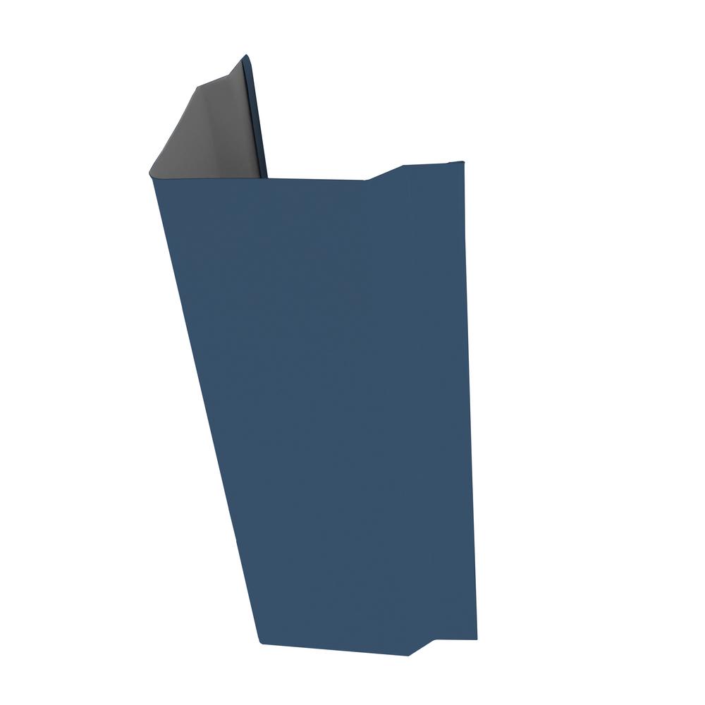 Premium Pro-Steel 14' Ocean Blue Steel Corner & Gable Trim Premium Pro-Steel 14' Ocean Blue Steel Corner & Gable Trim