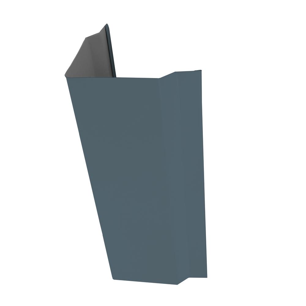 Premium Pro-Steel 14' Ocean Blue Steel Corner & Gable Trim Premium Pro-Steel 14' Ocean Blue Steel Corner & Gable Trim