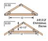 10'/12' 8/12 Storage Truss