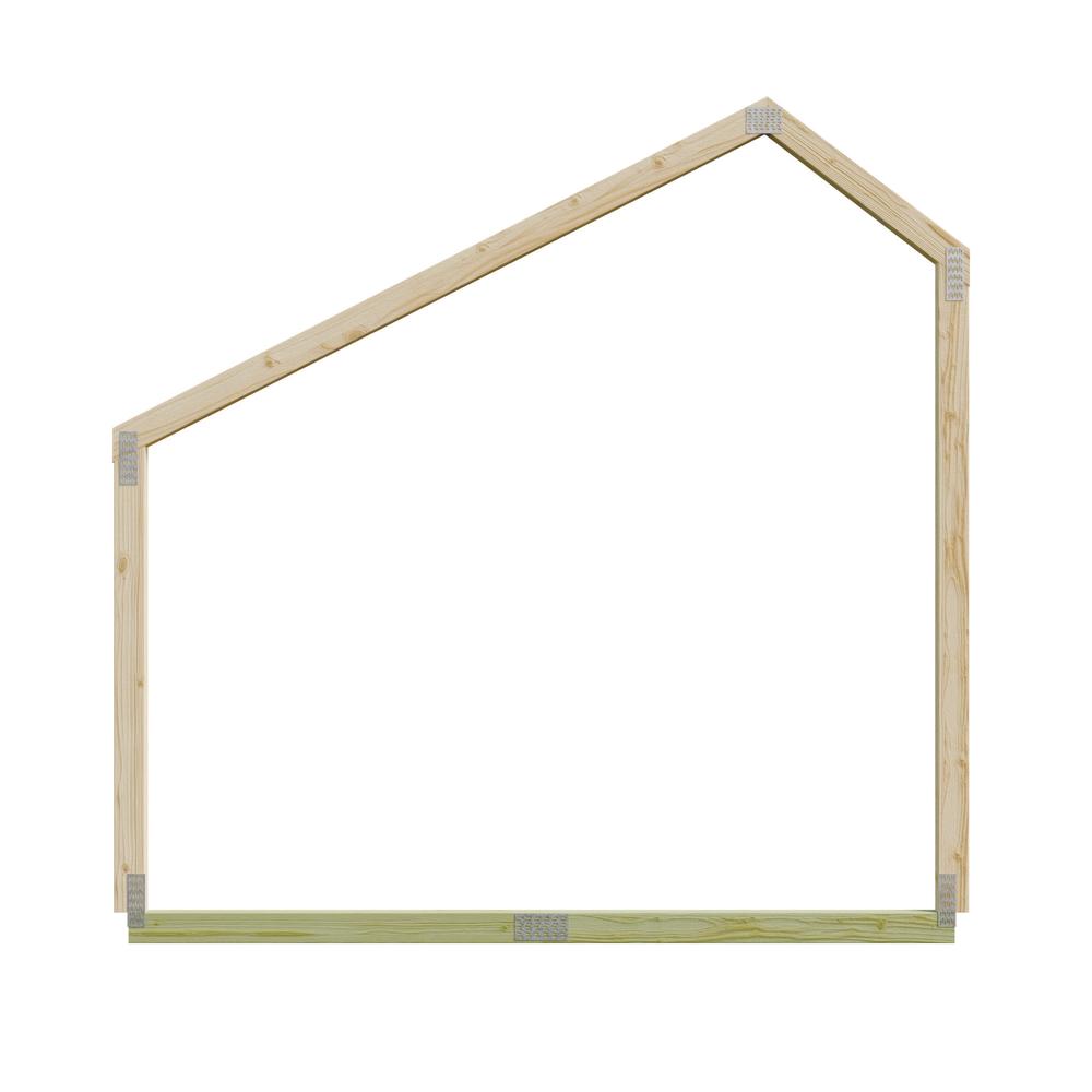 8' Garden EZ Build® Storage Building Frame
