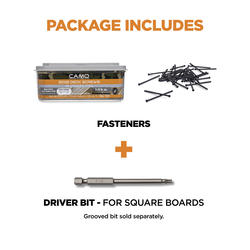 CAMO® #7 x 1-7/8" T-15 Star Drive 316 Stainless Steel Trim head Hidden