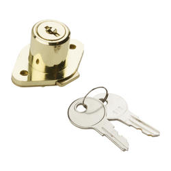 Buy the National 185298 Brass Keyed Drawer Locks ~ Keyed Alike
