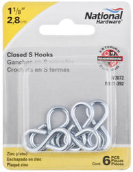 Midwest Fastener® 1-5/8 Zinc S-Hook - 15 Pack at Menards®