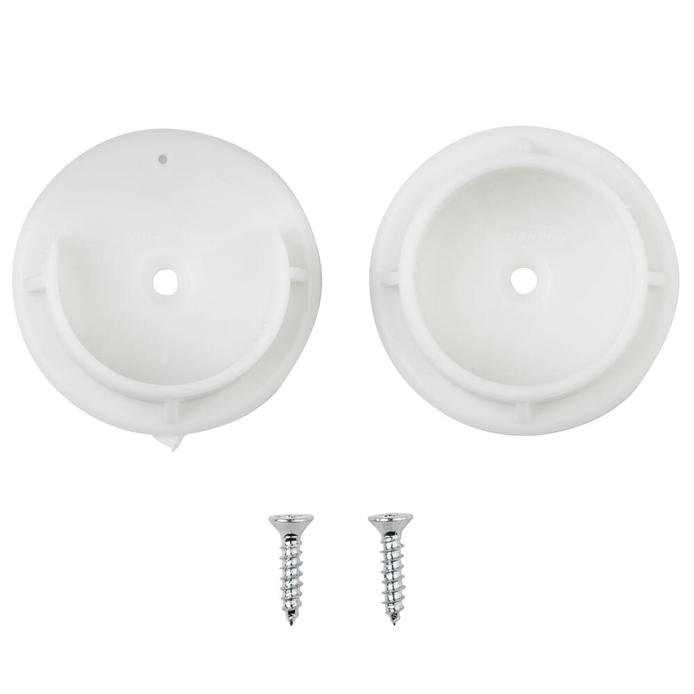 National Hardware 1-3/8 in. D Plastic Closet Rod Socket Set National Hardware 1-3/8 in. D Plastic Closet Rod Socket Set