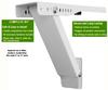 A/C Safe Air Conditioner Support Bracket (80 lb. Capacity)