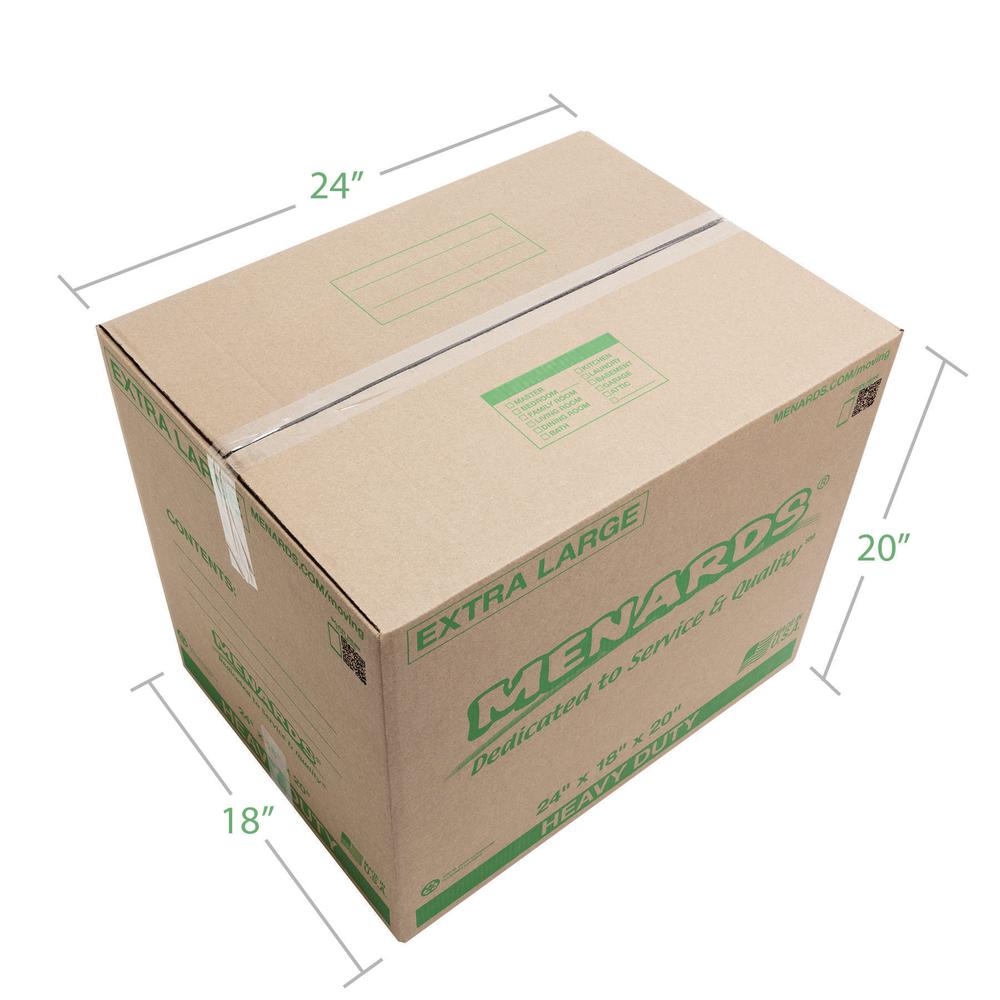 LexCorps 20x14x10 Corrugated Shipping Boxes – 32 ECT Strong, 20 Pack, Made In USA