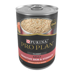 Purina® Pro Plan® Sensitive Skin & Stomach Salmon & Rice Wet Dog Food - 13 oz.