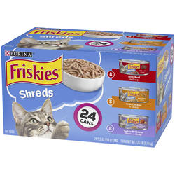 Friskies Shreds Wet Cat Food Variety Pack 24 count at Menards