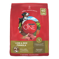 Purina ONE SmartBlend Lamb Rice Dry Dog Food 40 lb