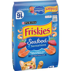 Friskies Seafood Sensations Dry Cat Food 16 lb at Menards