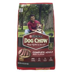 Purina Dog Chow Complete Adult with Real Beef Dog Food 44 lb