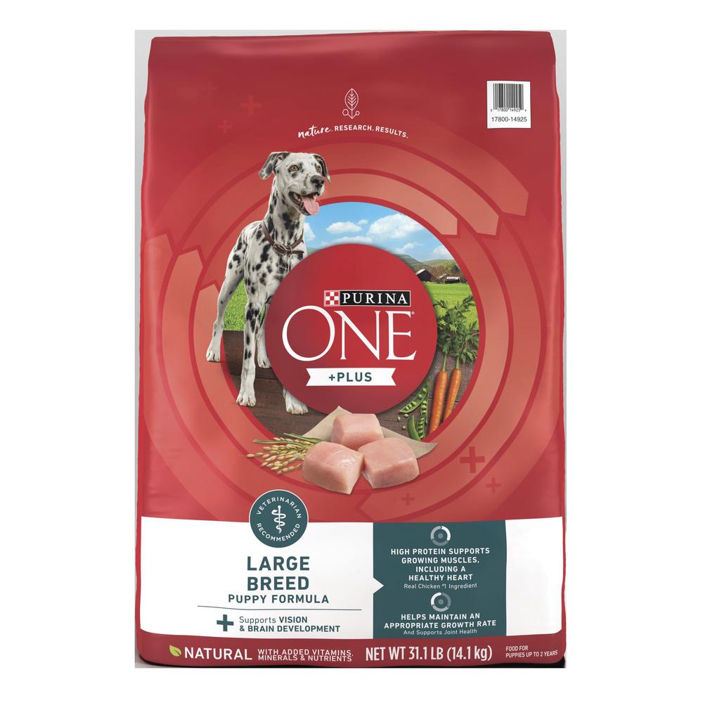 Purina ONE SmartBlend Large Breed Puppy Chicken Dry Dog Food 31.1 lb