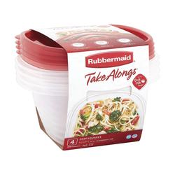 Rubbermaid Home 7F54-RE-TCHIL Take Alongs Container Stor Food Dp