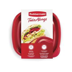 Rubbermaid® Flex and Seal Food Storage Container - Clear/Red, 1.1 gal -  Food 4 Less