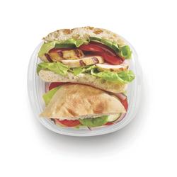 Rubbermaid TakeAlongs 5.2 C. Clear Square Food Storage Container with Lids  (4-Pack) - Kellogg Supply