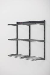 Fasttrack Rail Storage 48x12 3-Shelf Kit, 350 lbs. Per Shelf