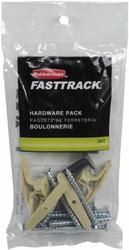 Rubbermaid Fasttrack White Rail Mount Hardware Pack - Power Townsend Company