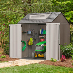 Rubbermaid® 7W x 7L Outdoor Resin Storage Shed at Menards®