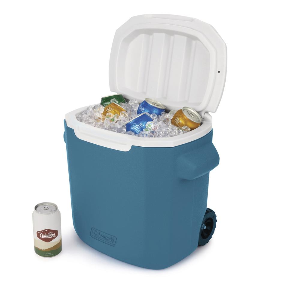 coleman 16 qt cooler on wheels