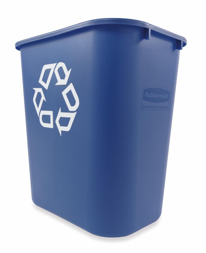 Rubbermaid Wastebasket Recycling Side Bin, Sold as 1 Each Rubbermaid Wastebasket Recycling Side Bin, Sold as 1 Each
