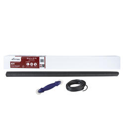 36 in. x 84 in. Charcoal Fiberglass All-In-One Screen Repair Kit for  Windows and Door