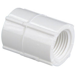 NIBCO 1" X 3/4" PVC Schedule 40 Bushing - Male NPT X Female NPT Threaded Reducer Fitting