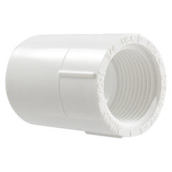 NIBCO 3/4 X 1 MIPT X Slip Red Male PVC Adapter - Schedule 40 Plumbing Fitting (Pack Of 2)