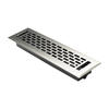 2" x 12" Satin Nickel Manhattan Floor Register