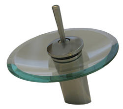 Novatto® Refresh One-Handle Brushed Nickel Vessel Bathroom Sink Faucet ...