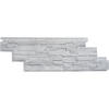 Novik® 13-1/8" x 41-1/2"Anthracite Dry Stack Stone Polymer Siding Panel