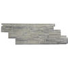 Novik® 13-1/8" x 41-1/2" Travertine Dry Stack Stone Polymer Siding Panel