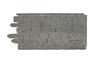 Novik® 20-1/4" x 45-3/8" Smoke Gray Stacked Stone Polymer Siding Panel