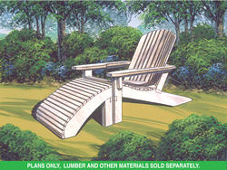 H002D 0004 Adirondack Chair Building Plans Only at Menards