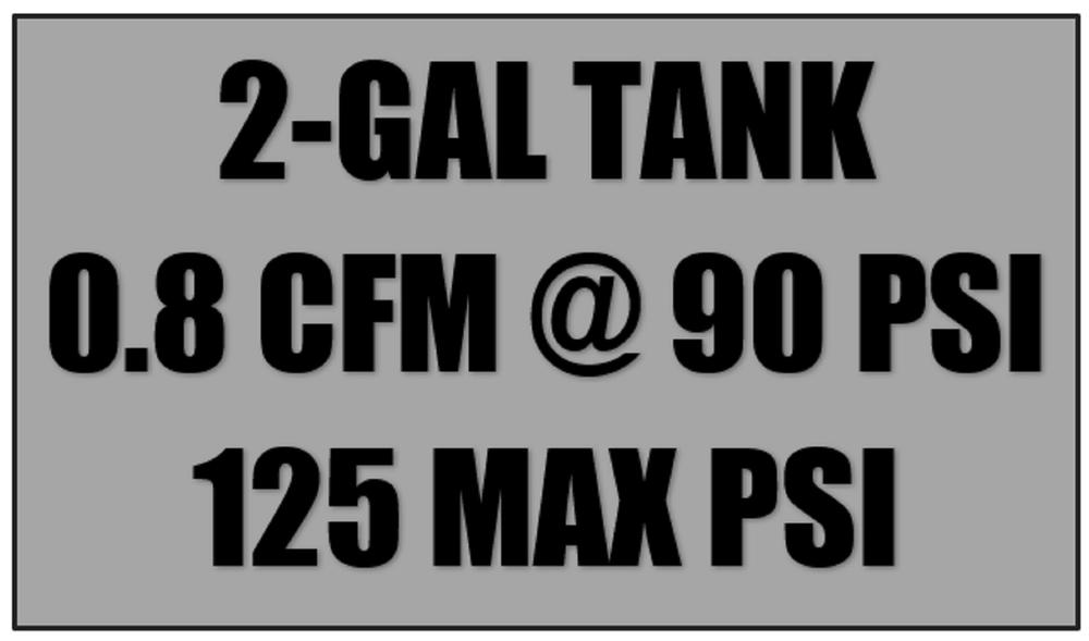 Fini Advanced™ 2-Gallon 125 PSI Portable Electric Hot Dog Air Compressor Fini Advanced™ 2-Gallon 125 PSI Portable Electric Hot Dog Air Compressor