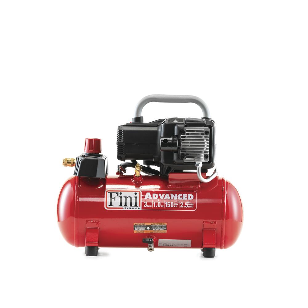 Fini Advanced™ 2-Gallon 125 PSI Portable Electric Hot Dog Air Compressor Fini Advanced™ 2-Gallon 125 PSI Portable Electric Hot Dog Air Compressor