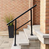 Nuvo Iron™ 2 or 3 Step Stoop Handrail