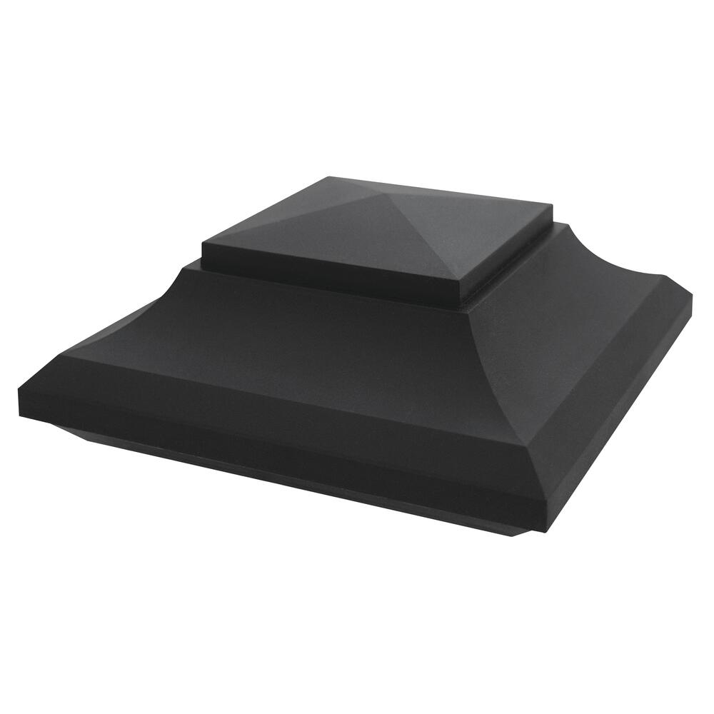 NUVO IRON 6 in. x 6 in. Plastic Pyramid Post Cap