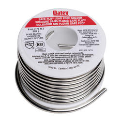 Oatey Soldering Kit with 1.7 oz. Lead-Free Water Soluble Flux Paste and 4  oz. Silver Solder Wire 506912 - The Home Depot