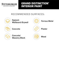 Pittsburgh Paints & Stains® Grand Distinction® Interior Eggshell Steel Me  Paint & Primer - 1 gal. at Menards®