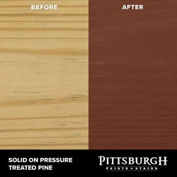 Pittsburgh Paints Stains Ultra Advanced Port Wine Solid Color Deck Siding Stain Sealant