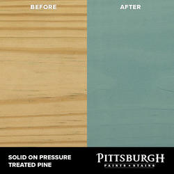 Pittsburgh Paints & Stains® Weatherscreen® Solid Color Shipmate Blue Deck  Stain - 1 gal. at Menards®