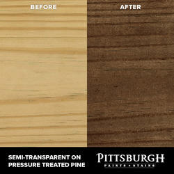 Pittsburgh Paints & Stains® Ultra Advanced Semi-Transparent Black ...