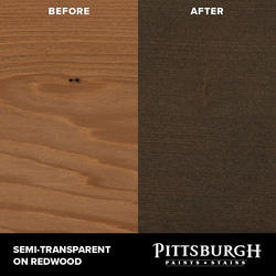 Pittsburgh Paints & Stains® Weatherscreen® Semi-Transparent Cinder