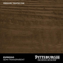 Pittsburgh Paints & Stains® Weatherscreen® Semi-Transparent Espresso ...