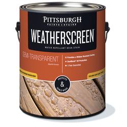 Pittsburgh Paints & Stains® Weatherscreen® Clove Brown Semi-Transparent ...