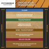 Pittsburgh Paints & Stains® Ultra Advanced Canyon Brown Waterproofing Exterior Wood Toner Stain - 1 gal.
