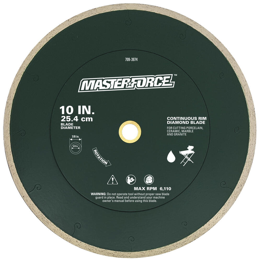 10 in. Reinforced Hub Tile Diamond Blade 10 in. Reinforced Hub Tile Diamond Blade
