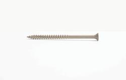 Grip Fast® #9 x 3" Combo Drive Gold Flat Head Triple Coated Exterior Deck Screw - 5 lb. Box