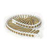 Grip Fast® #8 x 2-1/2" Square Drive Double Coated Exterior Collated Deck Screw - 800 Count