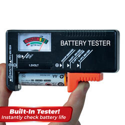 Battery Daddy 150 Battery Organizer and Storage Case with Tester BADAS-PD40  - The Home Depot